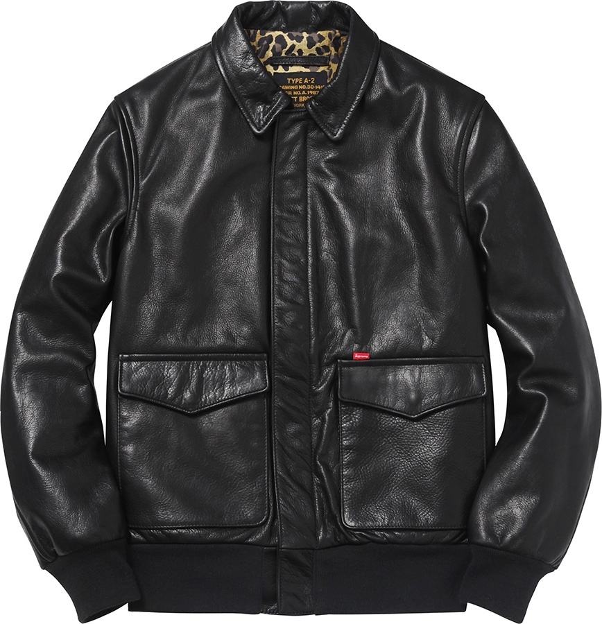 Supreme/Schott® Leather A-2 Jacket